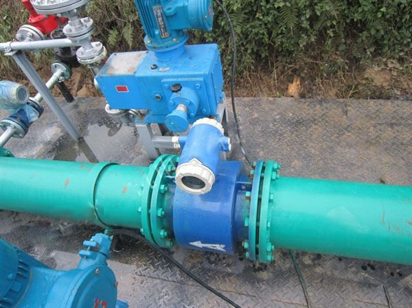 DN150污水電磁流量計的應用